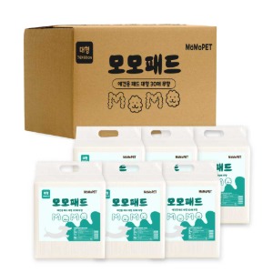 【매장】모모 배변패드 대형 무향 30매X6개(1박스)