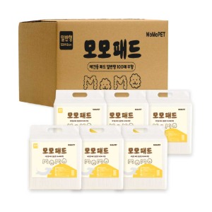 【매장】모모 배변패드 일반형 무향 100매X6개(1박스)