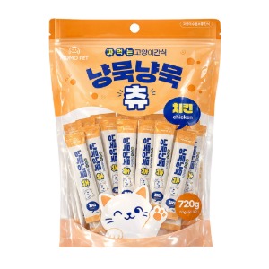 【매장】냥묵냥묵 고양이츄 치킨 12gX60개입