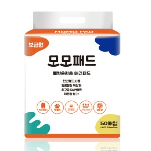 모모 배변패드 소형 50매(레몬향)-장당30g